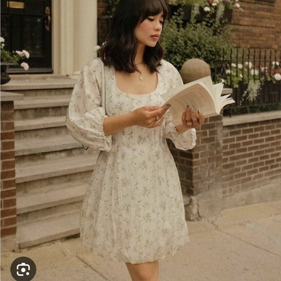 HM x Brock collection floral mini dress - Picture 1 of 6